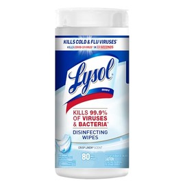 Lysol® Toallitas Desinfectantes para Superficies Crisp Linen 80 pz