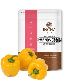 Incha 국내산 노랑 파프리카 가루 분말 200g Domestic Yellow Bell Pepper Powder 200g