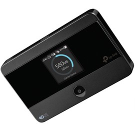 TP-Link 4G MiFi, Cat4 LTE WiFi Travel Mobile Hotspot, 150Mbps Internet Dongle, Low Cost for Global Compatibility, Up to 8 Hours, LED Display, Easy APP Management (M7350)