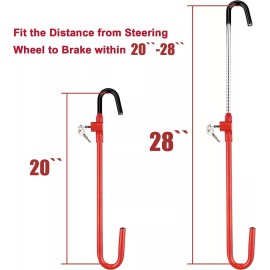 Unbranded Car Steering Wheel to Brake Pedal Lock Auto Security Anti-Theft Lock Device US