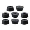 sourcing map 8pcs Rubber Feet Bumpers Furniture Table Amplifier Speaker