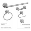 Design House 538421 Calisto Towel Ring, Oil Rubbed Bronze, One