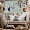 Marsui 11 Pcs Wooden Nautical Wall Decor Fishing Net Decoration,