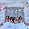 Pre-Strung Pop the Bubbly She's Getting a Hubby Banner,Funny Bachelorette