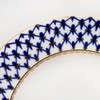 Imperial/Lomonosov Cobalt Net Porcelain Dinner Plate Smooth 7.9-inch