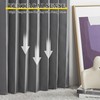 NICETOWN Blackout Curtain Valance for Small Windows, Accordion Style Short