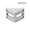 sourcing map Inside Corner Bracket Gusset, 40mm x 40mm for