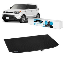 CLIM ART Cargo Liner for Kia Soul 2014-2019 Custom Fit Trunk Mat, with Honeycomb Dirtproof & Waterproof Technology - All-Climate, Heavy Duty, Anti-Slip Cargo Liner, Luggage - FL01114042
