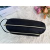 Pencil Case Large Capacity Pencil Case Black Trapezoidal Shape Pencil