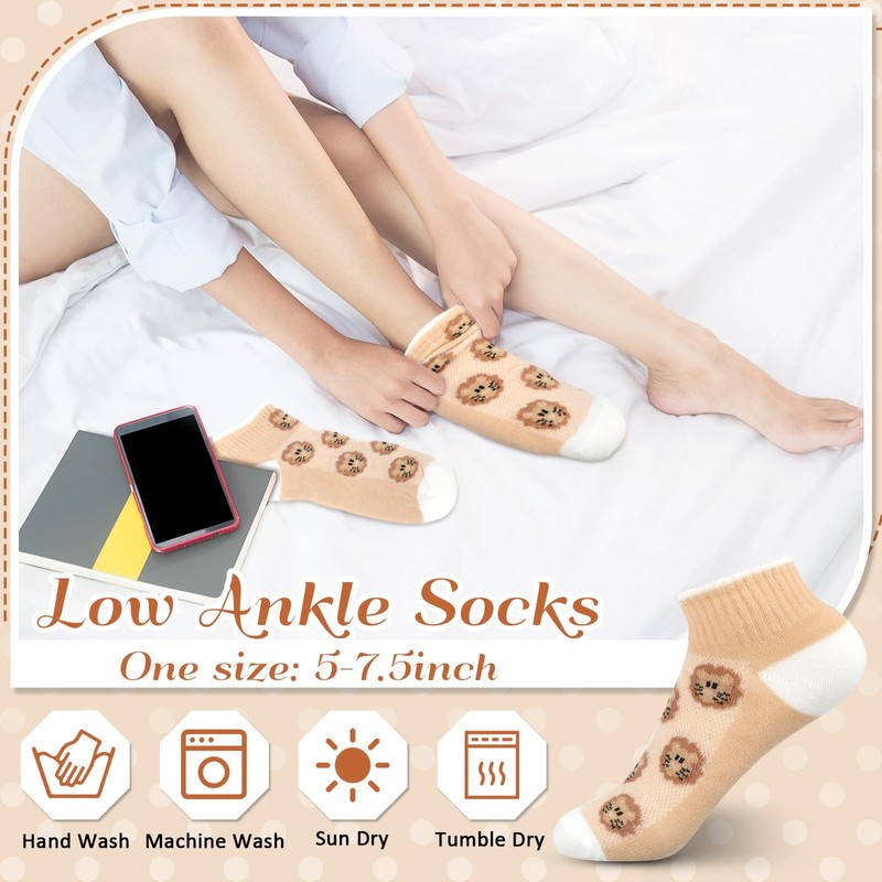 Mumufy 100 Pairs 100 Style Women Low Ankle Sock Low