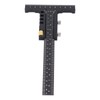 Woodworking Scriber Measuring Tool T Square Ruler Carpentry Multifunctional Aluminum
