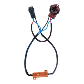 Alla Lighting 3057 3457 3157 CAN-Bus LED Resistors, *Type B* 5W 100Ohm Fix CANBus LED Bulbs Turn Signal Hyper Flash, Fast Blinking, Flickering, Bypass Wiring Harness