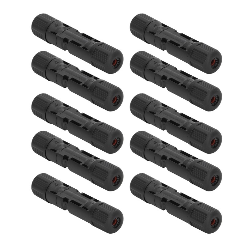 10 Sets Solar Panel Connector IP67 Waterproof Photovoltaic Cable Male