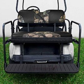 YouLeGo Universal Golf Cart Rear Seat Kits Floor Mat,Footplate Anti-Skid Mat with EVA Environmentally Friendly Materials for Mosts of Golf Carts. (Grey)