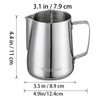 Stainless Steel Milk Frother Cup - Espresso Steaming Pitchers Coffee