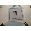 Jim Clift Design Hair Dryer Gold Lapel Pin - 1