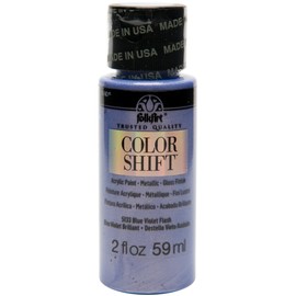 FolkArt Color Shift Acrylic Paint in Assorted Colors (2 ounce), Blue Violet Flash