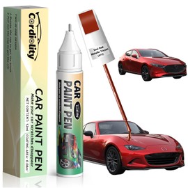41V Soul Red Metallic Tricoat Touch Up Paint for Mazda, Color Accurate Car Paint Scratch Repair Pen, Quick & Easy Fix Automotive Chips and Nicks