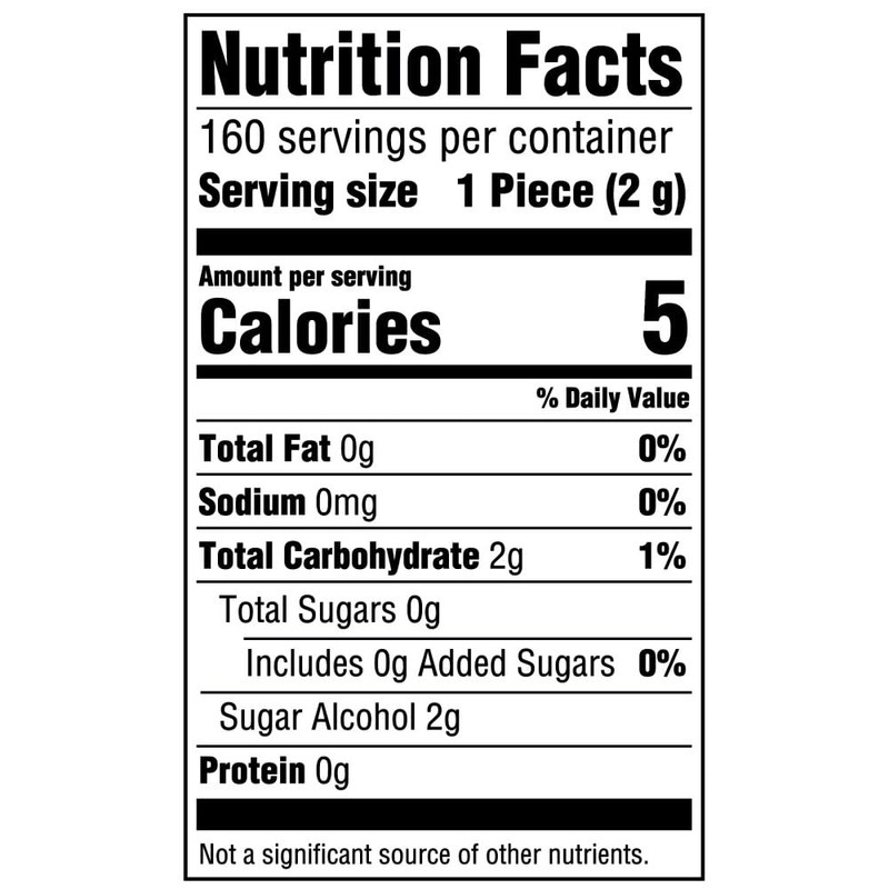 ORBIT Gum White Peppermint Sugar Free Chewing Gum Bulk Pack,