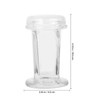 iplusmile Coplin Jars Glass Staining Jar 5- Slide Capacity Staining
