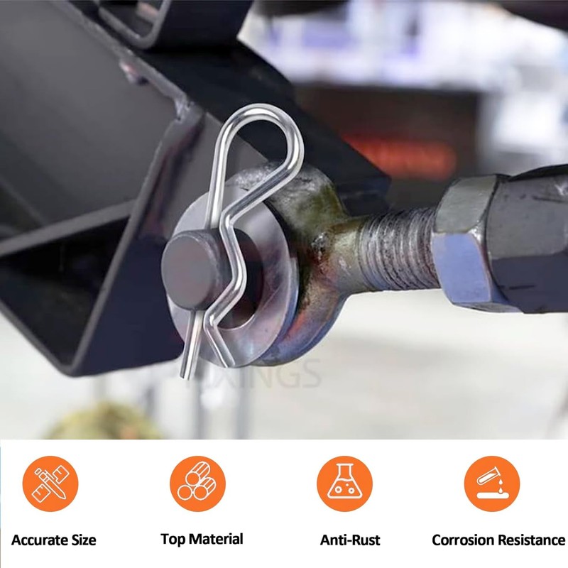 Stainless Steel R-Clip Split Pin - Secure Shaft Retaining Pin