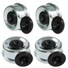 OEMASSIVE 4pcs 2.44" Trailer Bearing Dust Cap, Bearing Buddy Caps,
