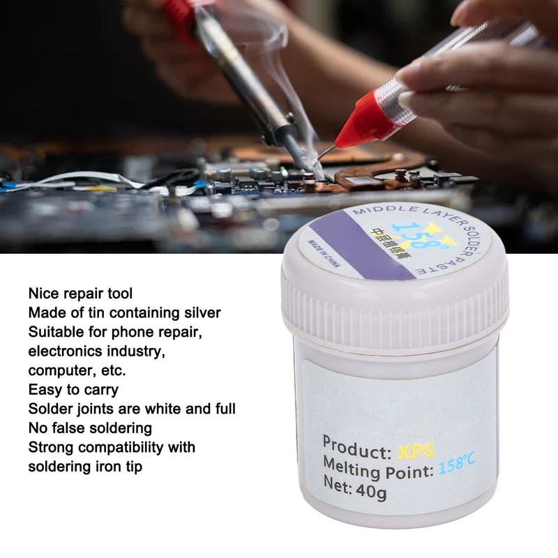 Low Temperature Tin Solder Paste Strong Compounding Force BGA Use