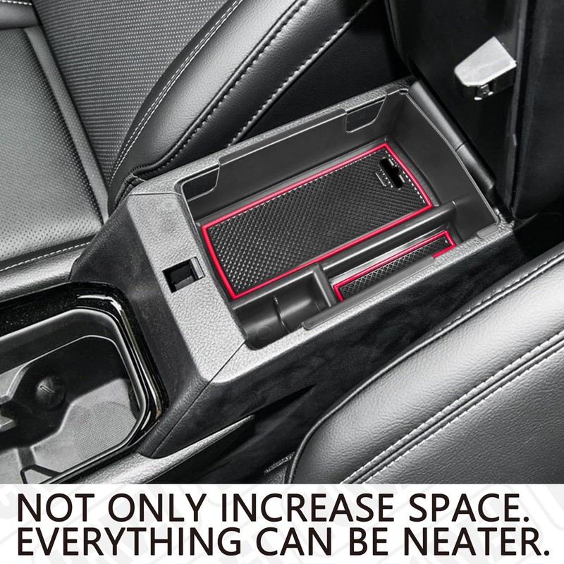 HGWEI Center Console Organizer Tray Compatible with Jeep Compass 2022