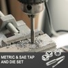 BeHappy 40PCS Tap and Die Set, Metric Size Standard M3