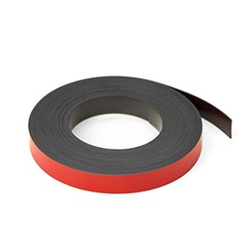 Magnet Expert® Red 12.7mm wide x 0.76mm thick Magnetic Gridding Tape (12.7mm x 0.76mm x 5 Metres)
