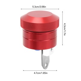 CHICIRIS Rugged Motorcycle Chain Lubricator with Easy Install, Great for Universal Fit, Replacement (Red)
