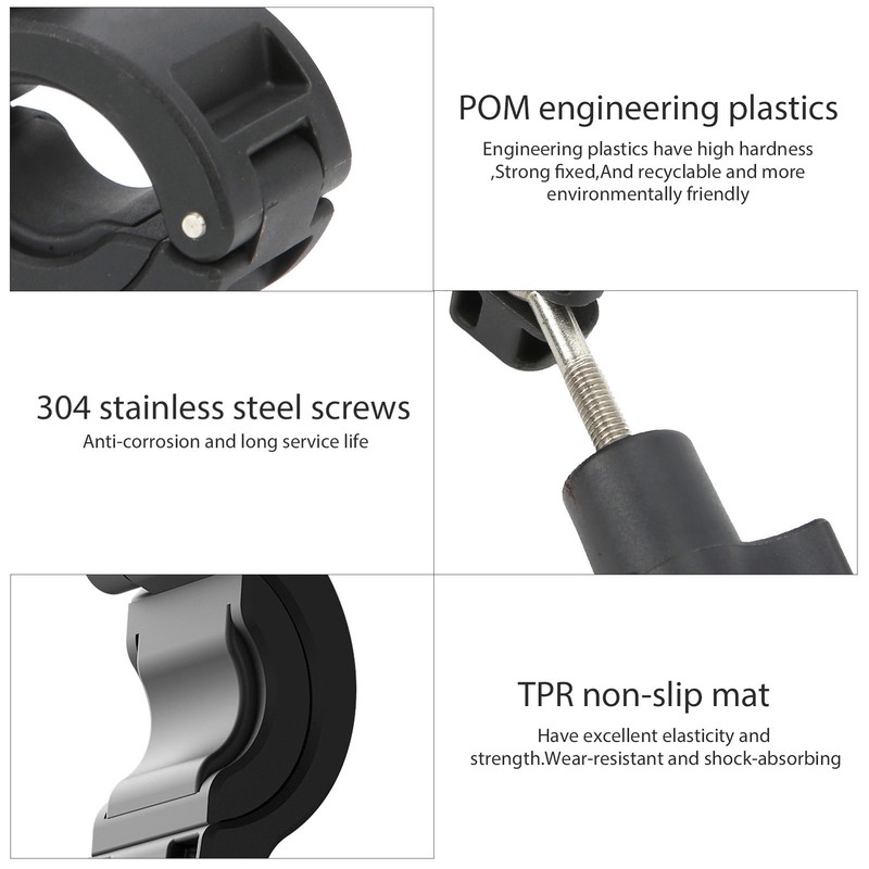 TELESIN 360° Outdoor Cycling Bicycle Fixed Pipe Clamp General Sports