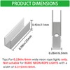 Neon Rope Light Mounting Brackets, Neon LED Accessories 20Pcs Neon