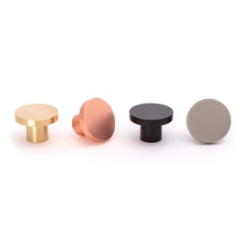 The Hairpin Leg Co. [HLC] Furniture Knobs - Modern Furniture Hardware - Cupboard Cabinet Handles Drawer Pulls [30mm/Industrial Nickel]