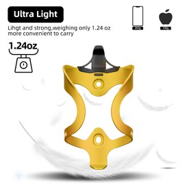 ROCKBROS Bike Water Bottle Holder-Lightweight Sturdy Alloy Aluminum Bike Water Bottle Cage Bike Cup Holder for Road Bike & Mountain Bike