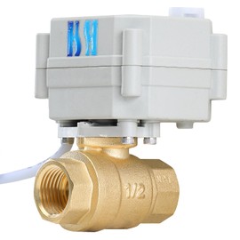 HSH-Flo 2 Way 1/2" DN15 12VDC 24VDC 24VAC Normally Closed Brass Position Feedback Motorized Electrical Ball Valve