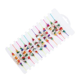 SAFIGLE 12pcs Conch Shell Bracelet Ankle Bracelets Ladies Bracelets Beach Jewelry for Women Bracelets Shell Anklet Retro Foot Chain Friendship Bracelet Bracelets for Women Wax Rope