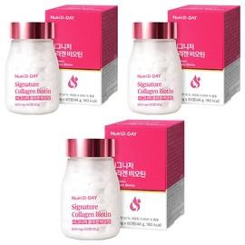 Nutri D Day Signature Collagen Biotin, 60 tablets, 3 units / 뉴트리디데이 시그니처 콜라겐 비오틴, 60정, 3개