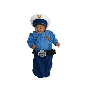 Rubies Costume Co Newborn (0-9mo)- Policeman Bunting w/Hat (Diff than Pictured)