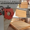 Pack of 2 Red Router Jig Radius Stencil, Milling Template,