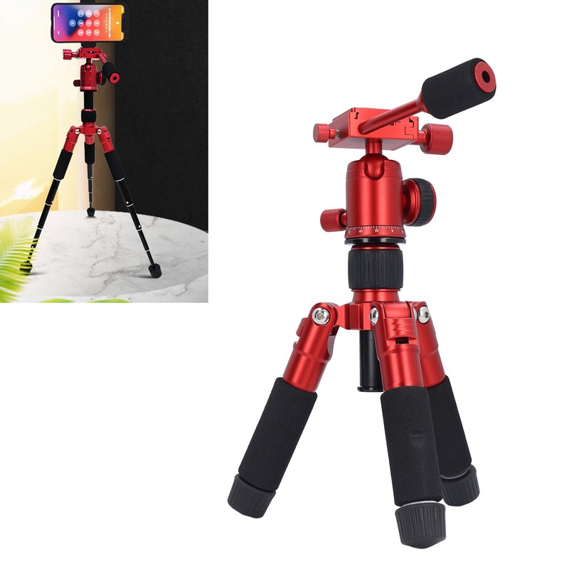 Portable Mini Tripod Desktop Tabletop 5 Section with Level Quick