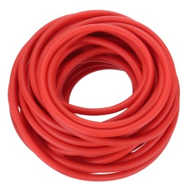 PATIKIL 26 Ft(8M) Rubber Tubing, 1/16"(1.8mm) ID x 3/16"(4.5mm) OD Sling Shot Rubber Tubing Natural Latex Rubber Tubing for Exercise Stretching Laboratory Home Hose, Red