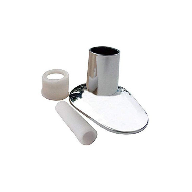 LASCO 03-1627 Chrome Plated Screw Stop Tub and Shower Flange
