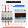 Over Under Voltage Protector 80A 3 Phase Auto Reset Voltage