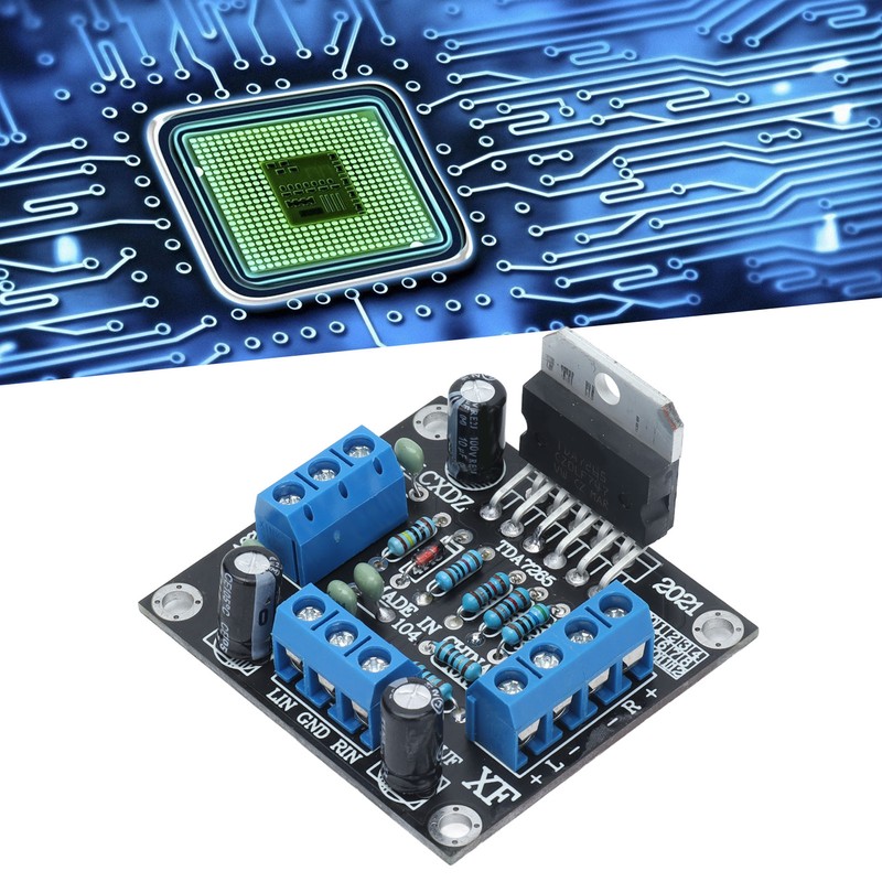 Stereo Power Amplifier Board High Accuracy Excellent Sound Quality Dual