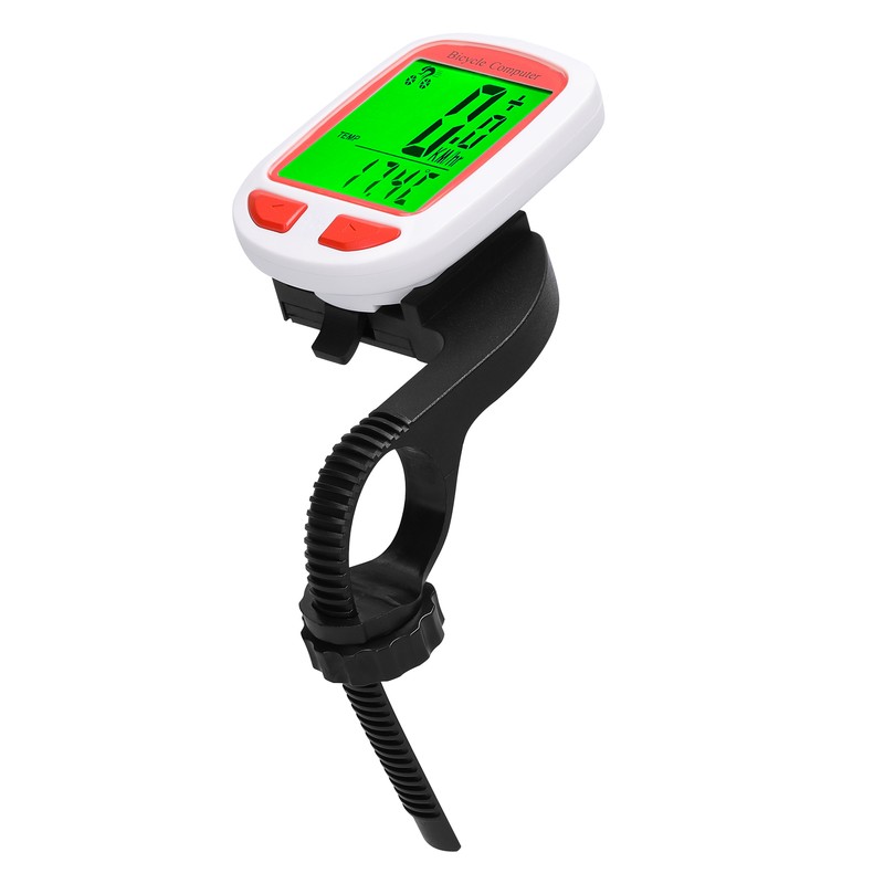 Wireless Bike Computer LED Digital Bicycle Speedometer Odometer Multifunction Cycle