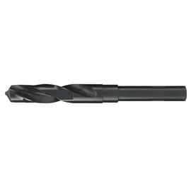 VALYRIANTOOL 5/8 in. x 6 in. Fractional Silver and Deming Drill Bits HSS High Speed Steel M2 S&D Drill Bits Twist Drills Black Oxide 1/2" Reduced Shank 6" OAL 118-Degree Split Point