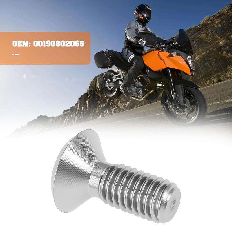 YINETTECH 2pcs M8x20mm Motorcycle Kickstart Screw Bolt 0019080206S Compatible with