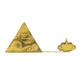 Loose Leaf Tea Steeper Tea Infuser For Loose Leaf Tea Ball Tea Strainers For Loose Tea Unique Pyramid Triangle Tea Infuser Stainless Steel Loose Leaf Tea Ball Infuser (Follow your heart - Gold)