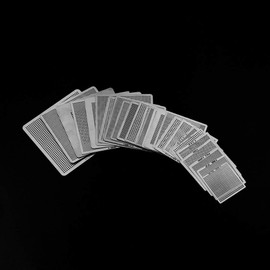 BGA Stencils, 27pcs Universal Directly Heat BGA Reballing Net Stencils Templates for Soldering Accessories, Welding Accessories